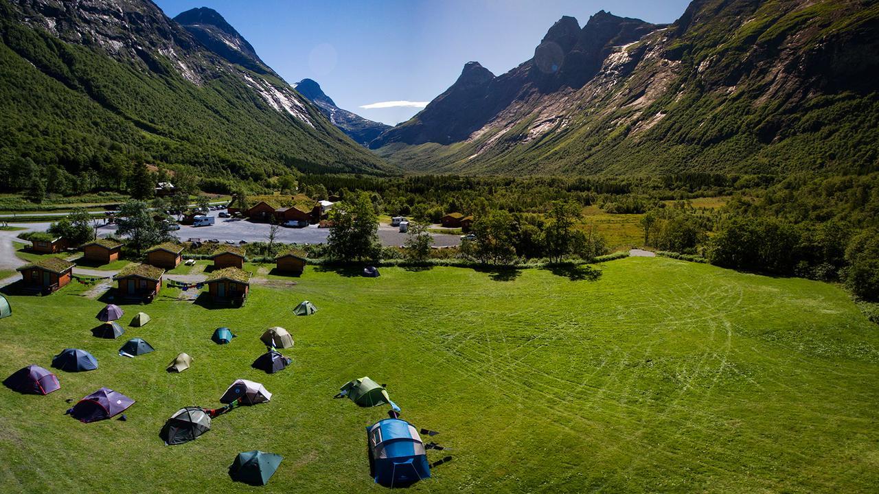 Trollstigen Camping And Gjestegard Åndalsnes Dış mekan fotoğraf